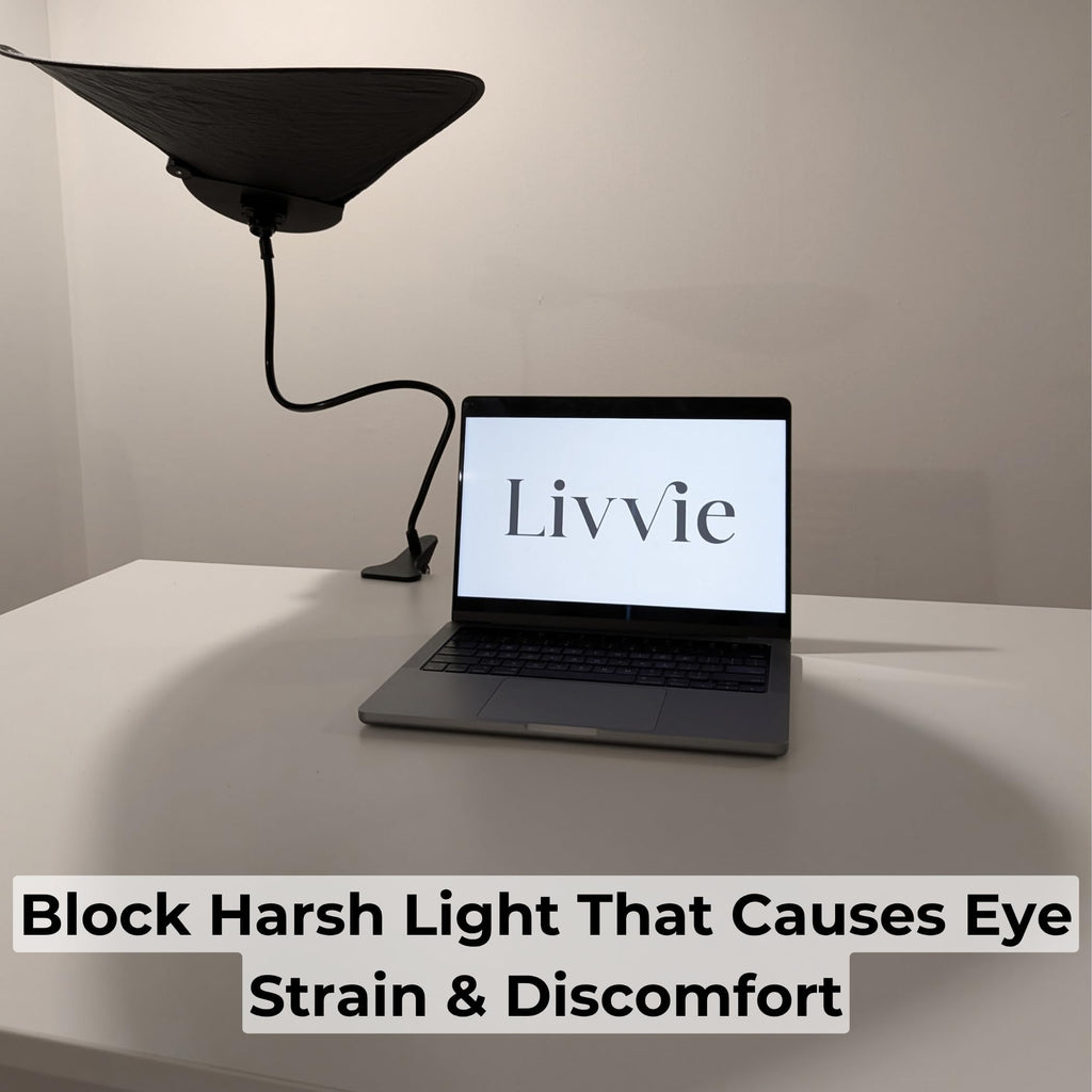 Cubicle Shade – Adjustable Desk Shade for Cubicle to Block Light & Reduce Glare – Portable Cubicle Light Shield and Office Shade to Block Overhead Light – Ideal for Blocking Window Sun Glare