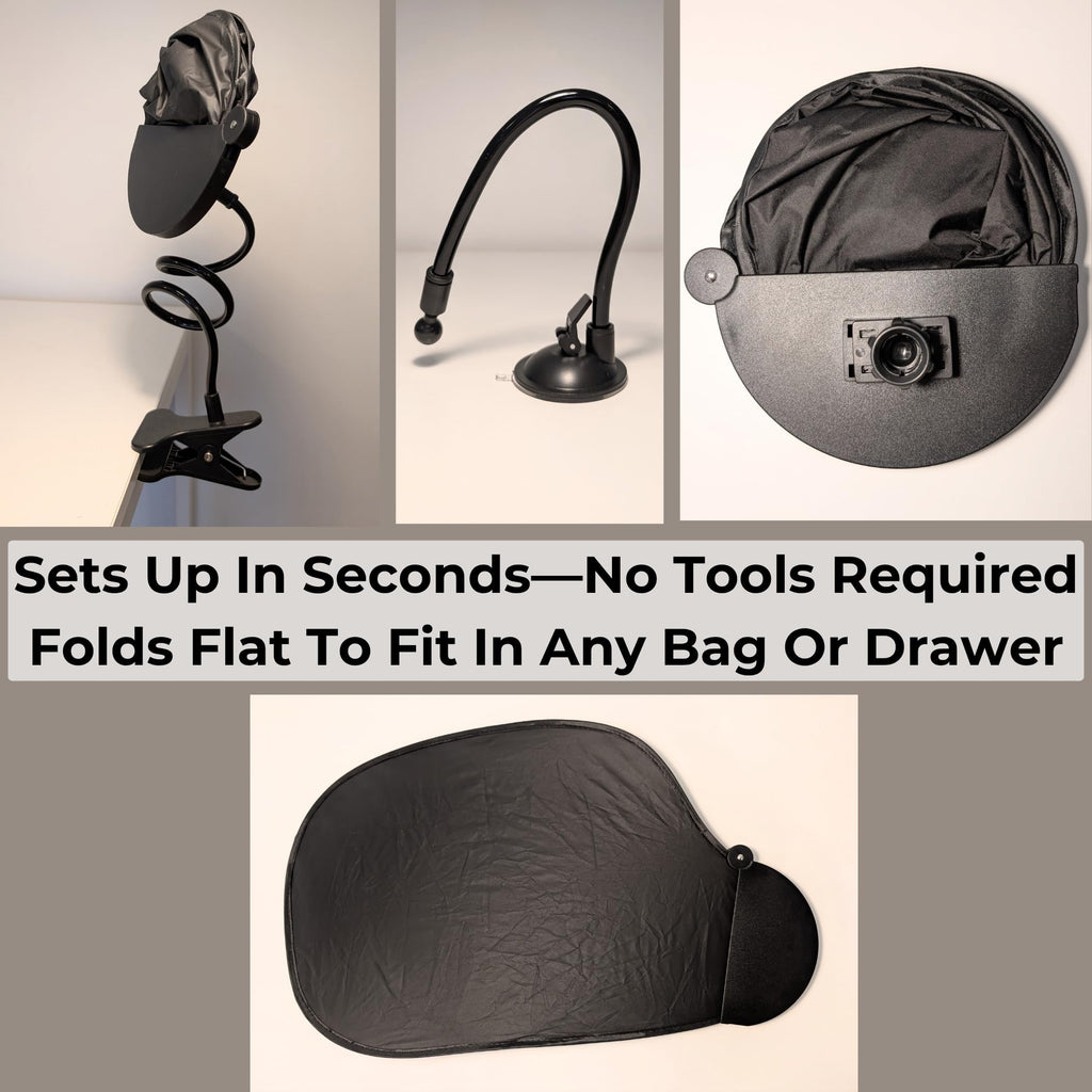 Cubicle Shade – Adjustable Desk Shade for Cubicle to Block Light & Reduce Glare – Portable Cubicle Light Shield and Office Shade to Block Overhead Light – Ideal for Blocking Window Sun Glare